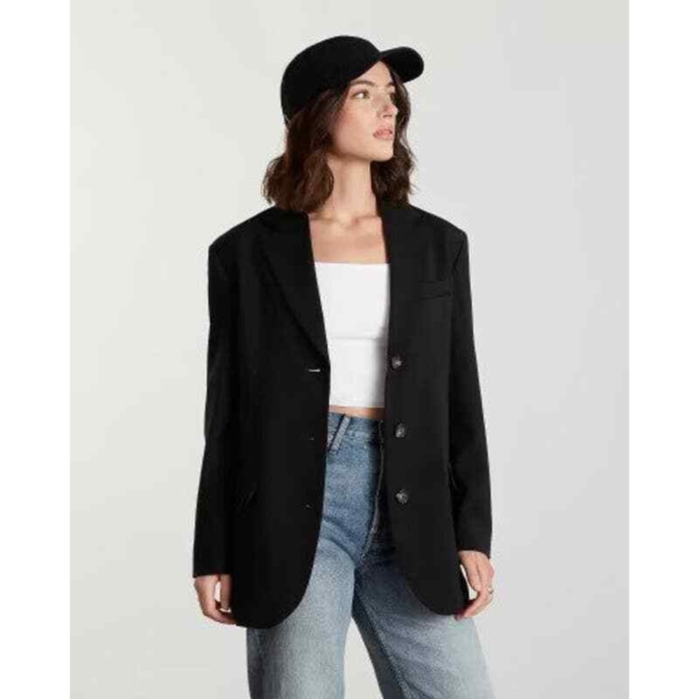 Everlane The 80s Blazer in Black - Size 12